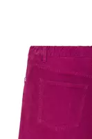 Grape Corduroy Flared Trousers  image