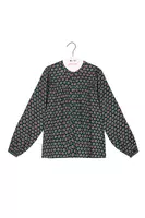 Bottle Green Floral Polka Dot Shirt  image