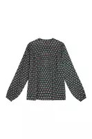 Bottle Green Floral Polka Dot Shirt  image