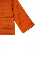 Caramel Satin Quilted Jacket  image