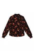 Black Ditsy Floral Print Jersey Shirt  image