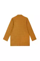 Mustard Checked Blazer  image