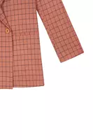 Dusty Rose Checked Blazer  image