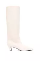 Ivory Leather Boots  image