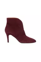 Aubergine Suede Ankle Boots  image