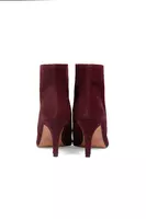 Aubergine Suede Ankle Boots  image