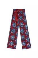 Garnet and Violet Posy Print Trousers  image