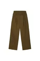 Khaki Green Matelesse Trousers  image