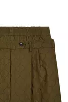 Khaki Green Matelesse Trousers  image