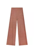 Dusty Rose Checked Trousers  image