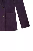 Grape Corduroy Tailored Pant Suit  image