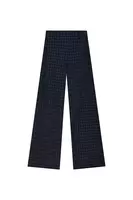 Pantaloni a quadri blu navy image