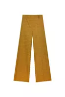 Mustard Checked Trousers  image