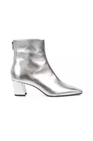 Metallic Silver Ankle Boots  image