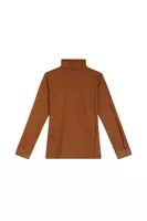 Metallic Mustard and Wine Geometric Turtleneck  image