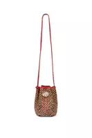 Animalier Ponyskin Bucket Bag with Crystal Fastening image