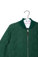 Bottle Green Quilted Jacket  image