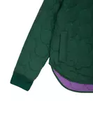 Bottle Green Quilted Jacket  image