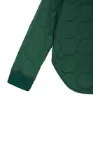 Bottle Green Quilted Jacket  image