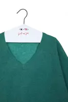 Sage Green Oversized Cashmere Sweater  image