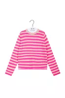 Hot Pink Striped Sweater  image