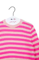 Hot Pink Striped Sweater  image