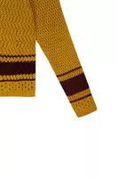 Mustard Pointelle Knit Sweater  image