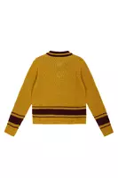 Mustard Pointelle Knit Sweater  image