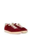 Wine Sheepskin Sneakers image