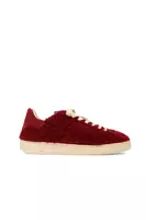 Wine Sheepskin Sneakers image