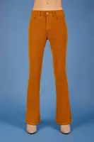 Mustard fine corduroy trousers  image