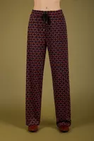 Geometric Jersey Jacquard Trousers  image