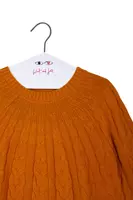 Mustard Cableknit Sweater  image