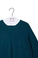 Petrol Green Cableknit Sweater  image