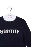 Midnight Blue Speckled Amour Sweater  image