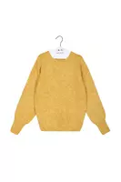 Sunny Yellow Melange Oversized Sweater  image