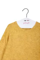 Sunny Yellow Melange Oversized Sweater  image