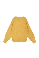 Sunny Yellow Melange Oversized Sweater  image