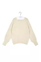 Oatmeal Melange Oversized Sweater  image