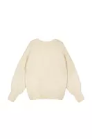 Oatmeal Melange Oversized Sweater  image