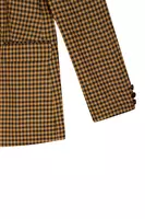 Camel and Black Checked Blazer  image