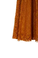 Caramel Corded Lace Half Circle Skirt  image