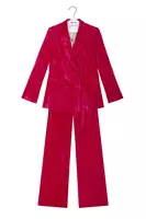 Tailleur Sartoriale in Velluto Fucsia image