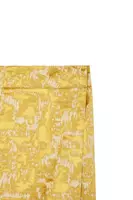 Golden Jacquard Column Wrap Skirt  image