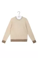 Oatmeal and Camel Sweater image