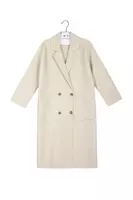 Ivory Cocoon Coat  image