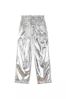 Metallic Silver Trousers  image