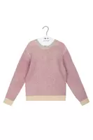 Dusty Rose and Grey Sweater  image