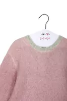 Dusty Rose and Grey Sweater  image