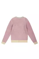 Dusty Rose and Grey Sweater  image